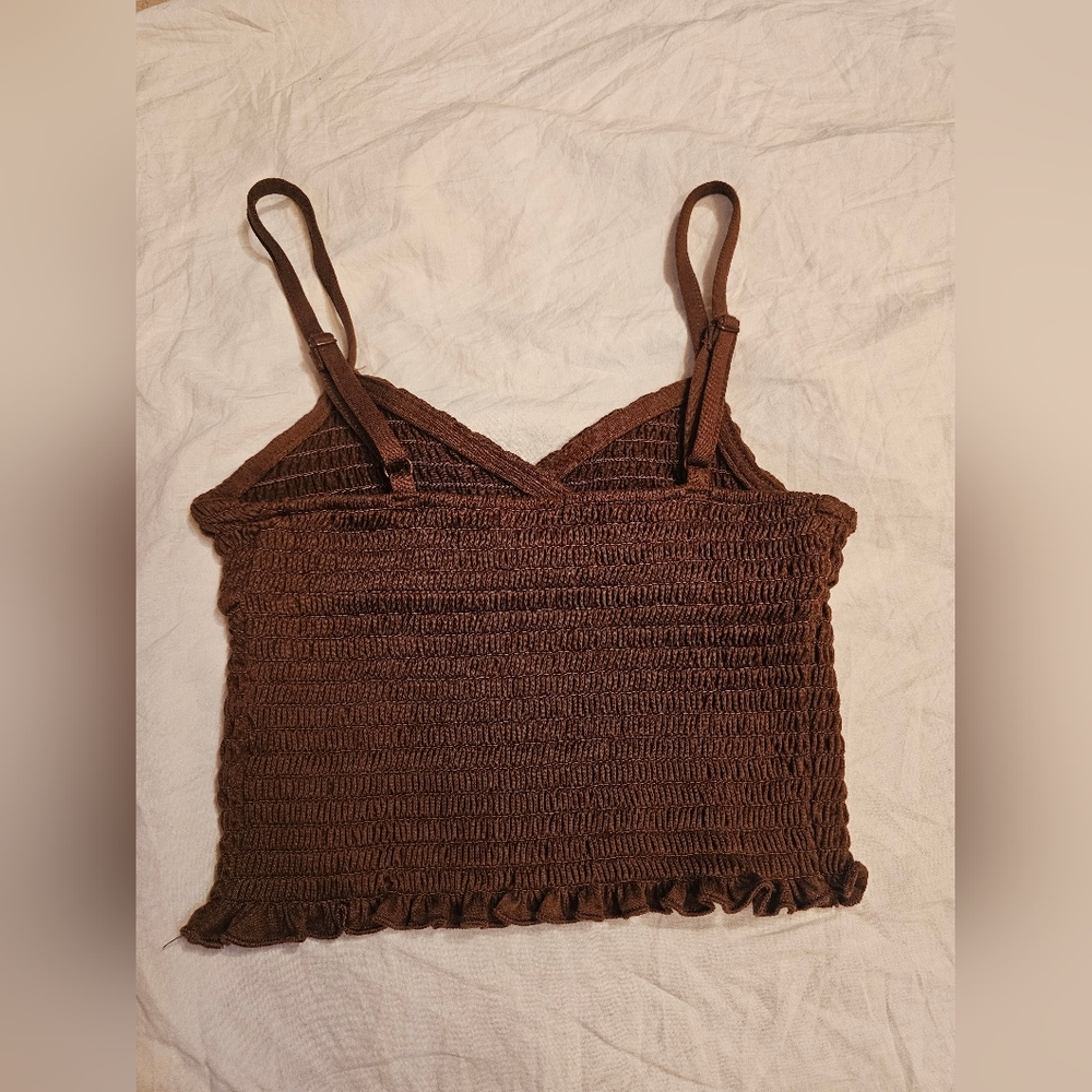 Rue21 Brown Crop Top Size XS - Picture 5 of 9